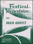 cover FESTIVAL REP FOR BRASS 5TET SCORE cover